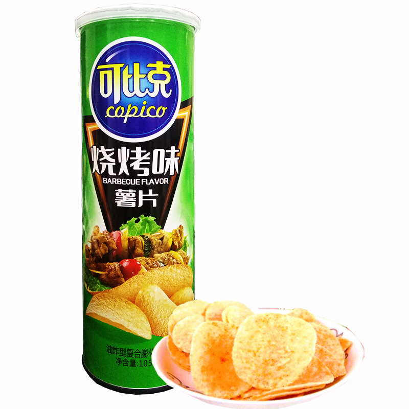 可比克,烧烤味薯片 Chip Vị Bbq