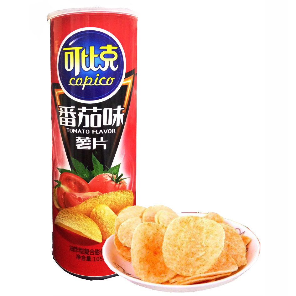 可比克,番茄味薯片 Chip Vị Cà Chua